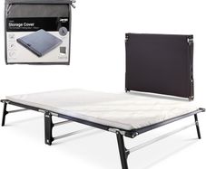 JAY-BE CE120 Compact Folding Bed with Storage Cover and Mattress, Small Double