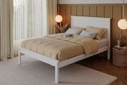 Lucy 4ft Small Double Bedframe in White