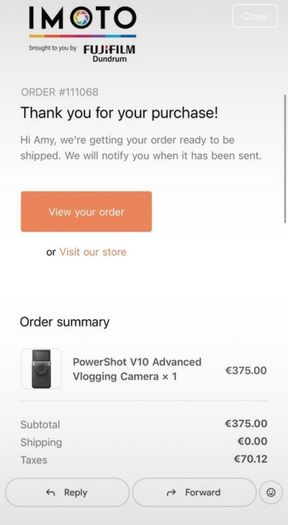 Canon Powershot V10