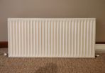 100 x 45 cm single radiator with values.