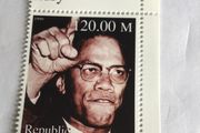 Rare postage stamp - Malcolm X