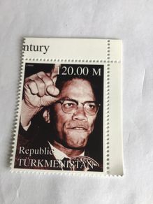Rare postage stamp - Malcolm X