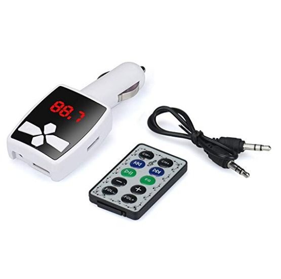 Car MP3 Player, Ulanda-EU Car Fm Transmitter MP3 Player Wireless FM Transmitter Modulator Car Kit USB SD MMC LCD Remote