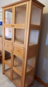 Solid Wood Display Cabinet