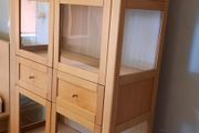 Solid Wood Display Cabinet