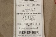 Canvas wall art -  house rules