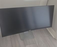 Dell UltraSharp U3415WB 34" Curved Ultra Wide Quad HD IPS LCD Monitor - Black