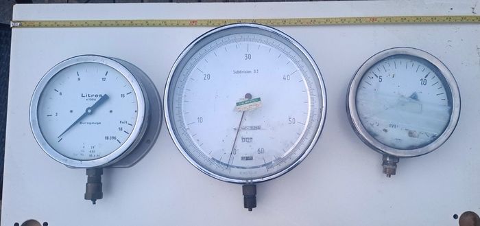 Set of 3 SS Display Gauges