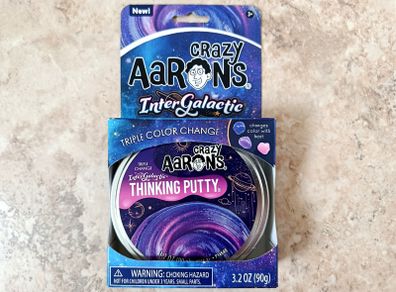 Original Crazy Aaron's Thinking Putty Triple Color Change Intergalactic NEW