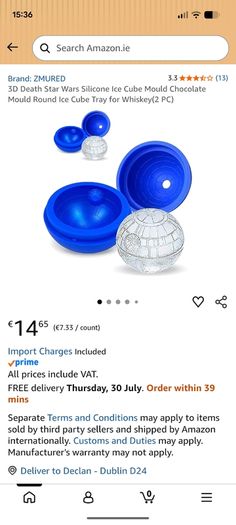 star wars death star ice mould