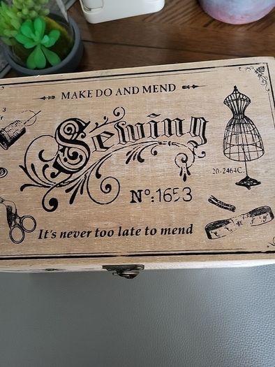 Sewing box decorative