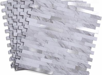 5 Tiles 29.2 x 29.7 cm Peel and Stick Backsplash Tile (MULTIPLE COLOURS)