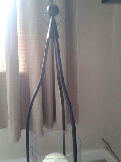 Fab Glass and Metal Candle Holder