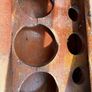 Antique wooden test tube and bottle holder, Image 4