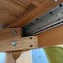 Solid Oak Extending Dining Table Fully Refinished Image 8