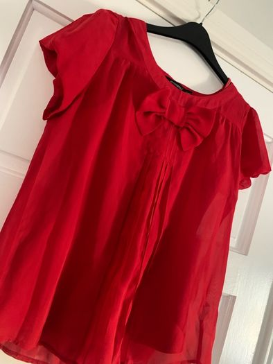 red blouse