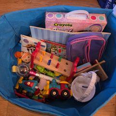 Box with toys