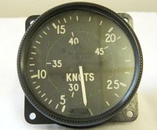 WW2 Spitfire Aircraft Airspeed Indicator 490 Knots Gauge RAF Vintage