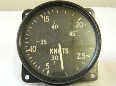 WW2 Spitfire Aircraft Airspeed Indicator 490 Knots Gauge RAF Vintage