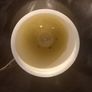 Stunning very LARGE Glass ceiling light with frosted marbled glass insert Image 6