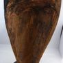 African Tribal Style Wood Masks, Set of 2, One with Metal Inlay Image 3