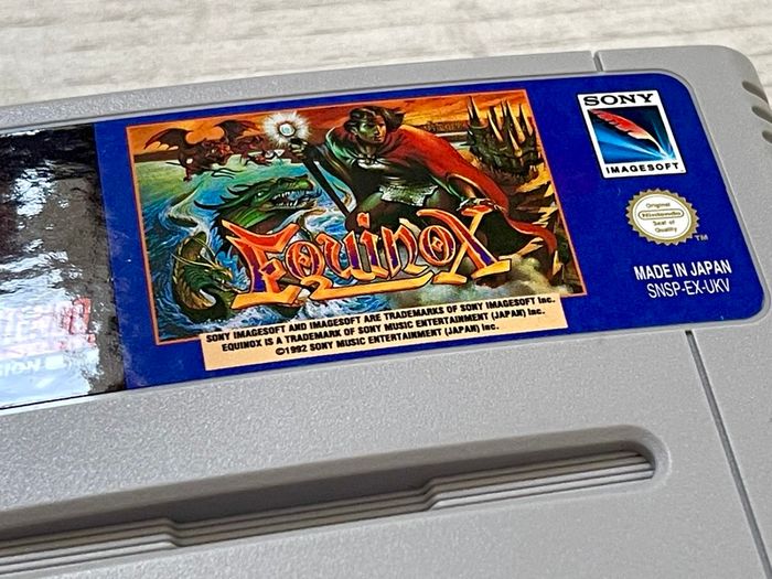 Equinox for Nintendo SNES - Boxed - Rare