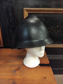 Vintage Military Firemans Helmet