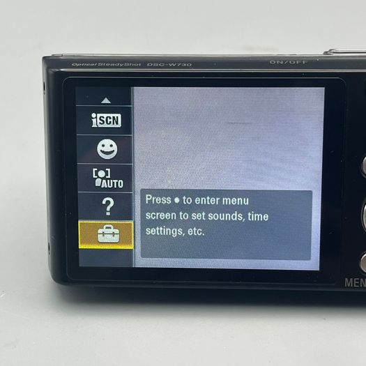 Sony Cyber-shot DSC-W730 16.1MP Digital Camera Black - Full Kit
