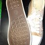 Gold Converse style shoes, size 3 Image 3