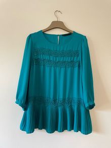 Dunnes Ladies top colour aqua size 14