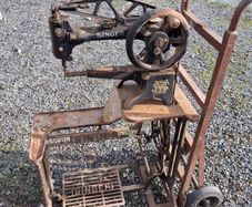 vintage Singer 29K Series industrial leather patcher sewing machine