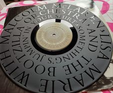 Sex Pistols creator Malcolm Mclaren & Lisa Marie 12" designed Vinyl