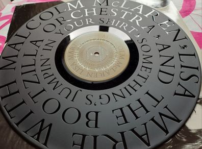 Sex Pistols creator Malcolm Mclaren & Lisa Marie 12" designed Vinyl