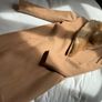 Stunning Monsoon London camel tan wool coat with faux fur collar Size 12 Image 8