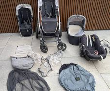 UPPAbaby Vista (2018/2019) Complete Travel System Bundle + Extras