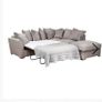 Beige Harvey norman corner sofa/sofabed l shaped couch Image 2