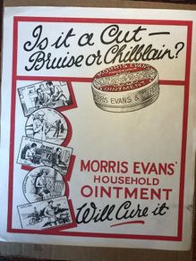 Original Old Shop Advertisement