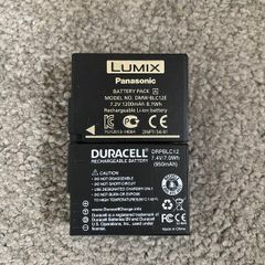 Lumix Panasonic DMW-BLC12E Batteries (x2)