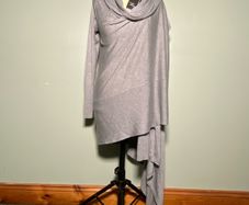 BNWT Ted Baker Ladies Shawl Cardigan Grey Marl Size 2