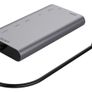 Deltaco USBC-HDMI19 USB-C to HDMI adapter - DisplayPort, USB, RJ45, SD - 3840x2160 30 Hz - Spacegray Image 2