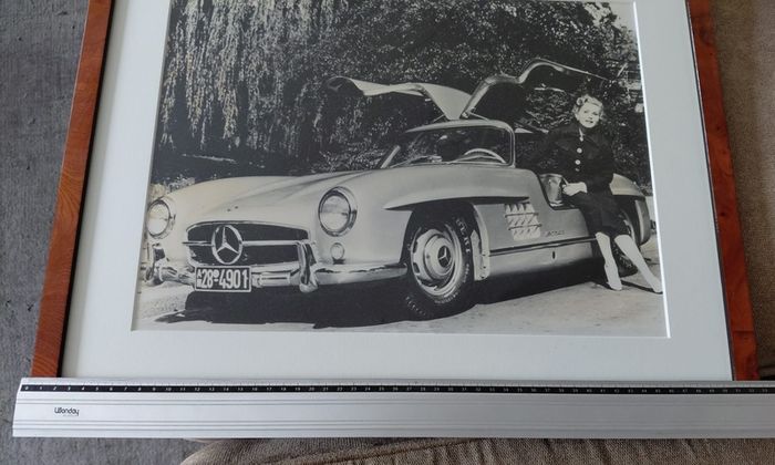 Zsa Zsa Gabor vintage framed original photo 53cm x 43cm