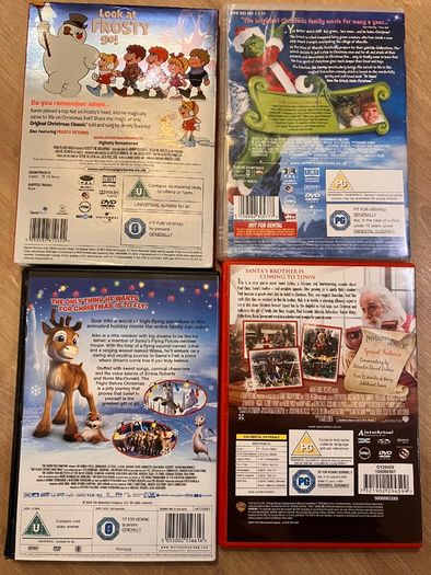 DVDs with christmas theme