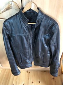 mens genuine leather jacket