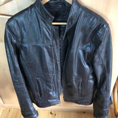 mens genuine leather jacket