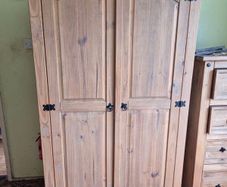 Corona Mexican Pine 2 Door Wardrobe
