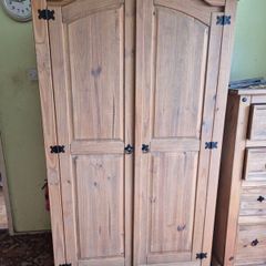 Corona Mexican Pine 2 Door Wardrobe
