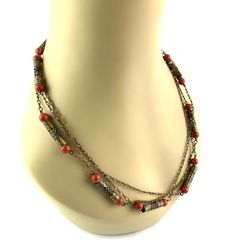 Vintage 1960's Brass Necklace