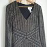 Joseph Ribkoff Gold Thread Dress Size Uk 10 Image 5