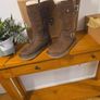 Ugg brown leather boots UK 2 Image 5
