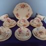 21 Piece Royal  Crown Derby  China Tea Set Image 2